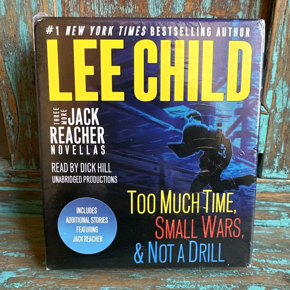 Jack Reacher Novellas Too Much Time, Small Wars, Not A Drill 8 Hour Audio Books